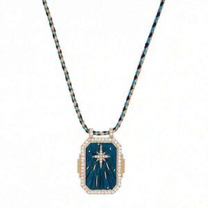 Blue star Pendant Necklace N1050